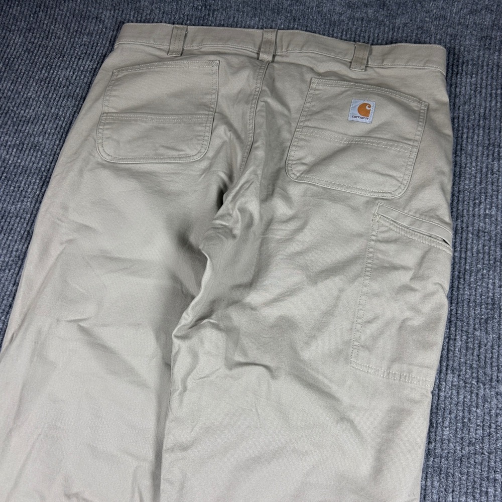 Carhartt Pants Men's 38x32 Rugged Flex Relaxed Fit Canvas Utility Workwear